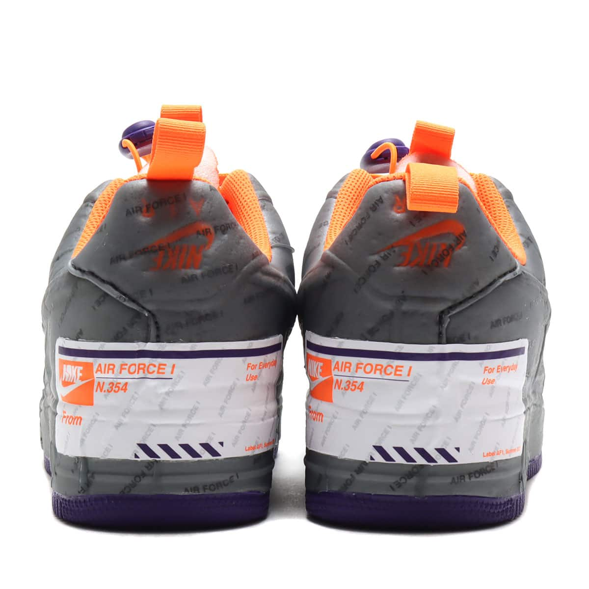 NIKE AIR FORCE 1 EXPERIMENTAL LT SMOKE GREY/COURT PURPLE-TOTAL