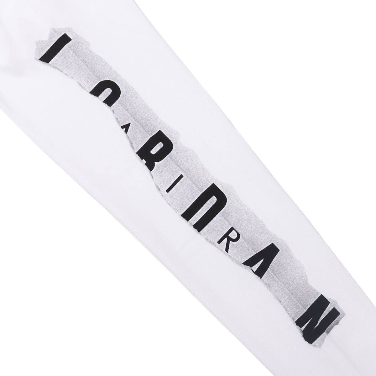 JORDAN BRAND AS M J BRAND JM FLT LS CREW WHITE/BLACK 21FA-Iの画像