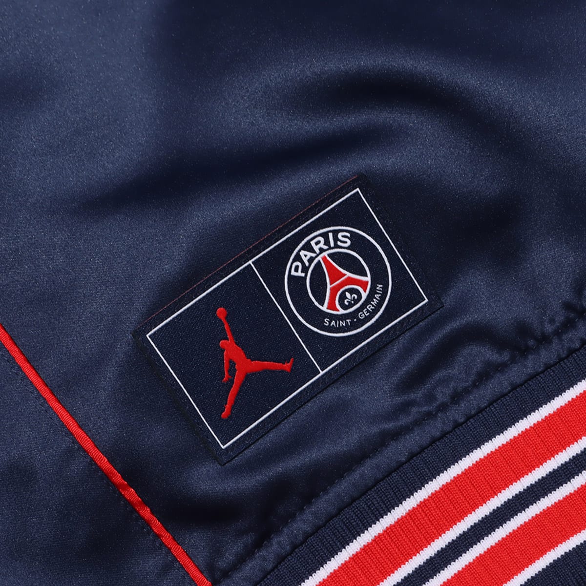 JORDAN BRAND AS M J PSG CLUB ANTHEM JACKET MIDNIGHT NAVY/WHITE 21SU-I