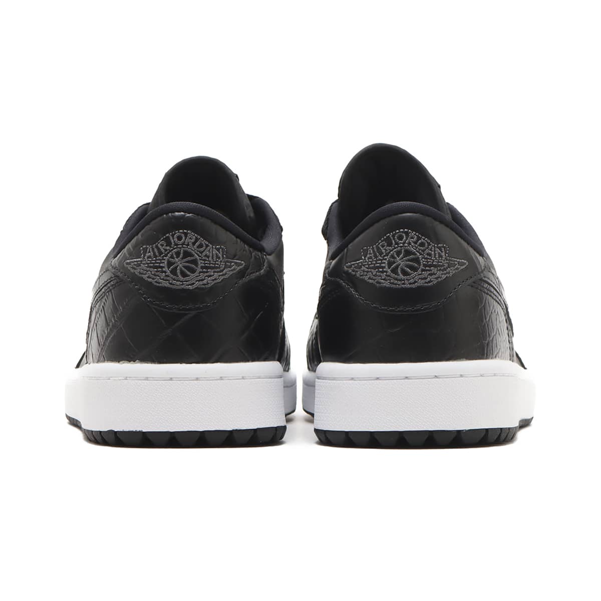 JORDAN BRAND AIR JORDAN 1 LOW G BLACK/BLACK-IRON GREY-WHITEの画像
