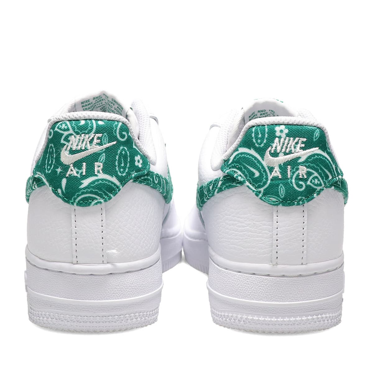 NIKE W AIR FORCE 1 '07 ESS WHITE/MALACHITE-WHITE-WHITE 22SP-Iの画像