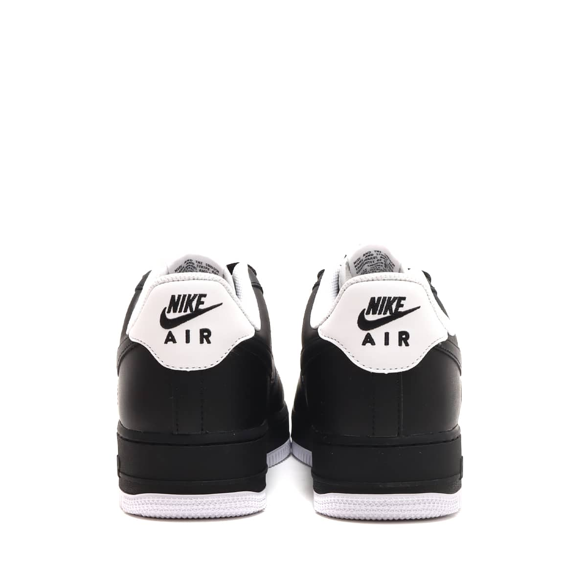 NIKE AIR FORCE 1 '07 BLACK/BLACK-WHITE 22HO-I