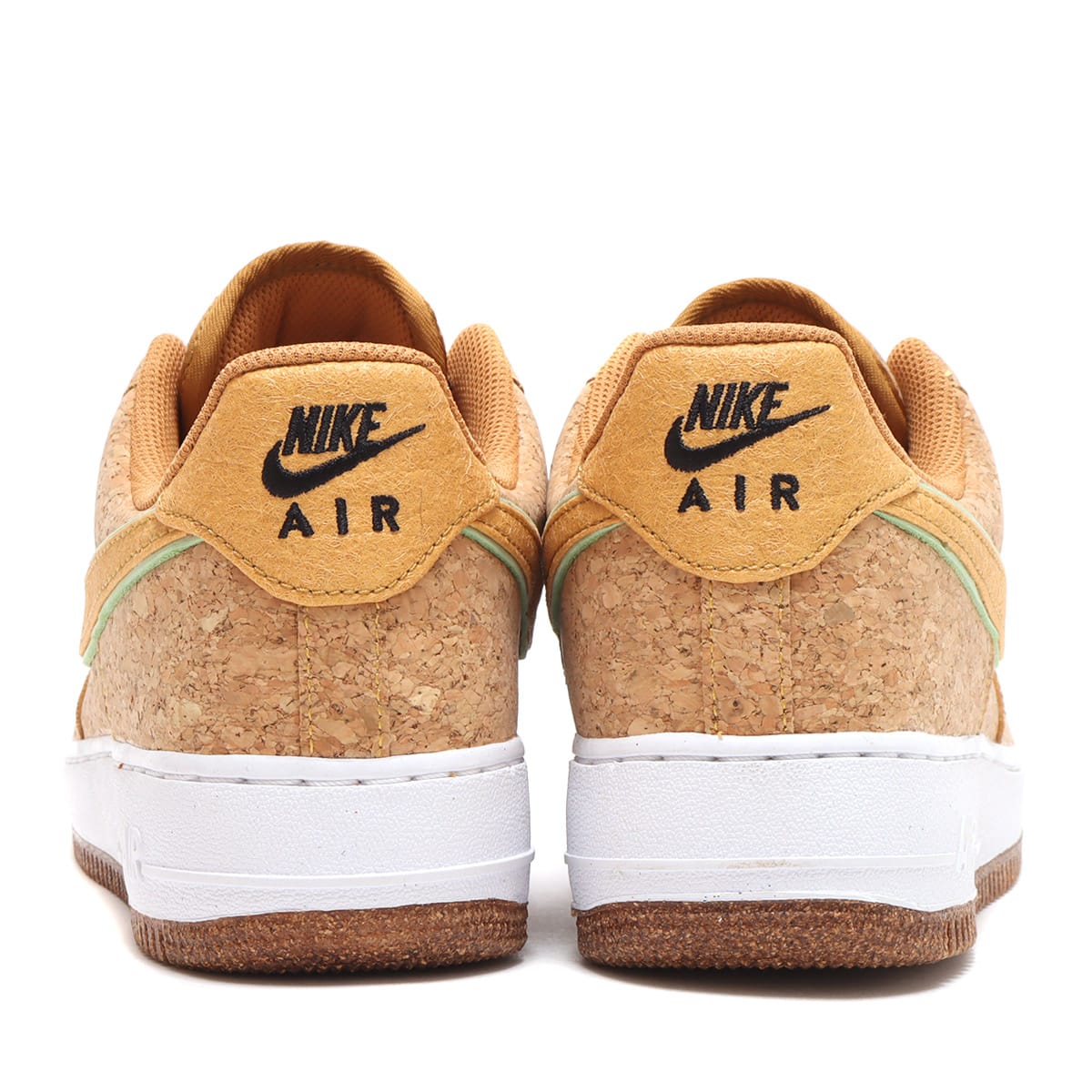 NIKE AIR FORCE 1 '07 PRM MULTI-COLOR/METALLIC GOLD-FLAX-LIME GLOW