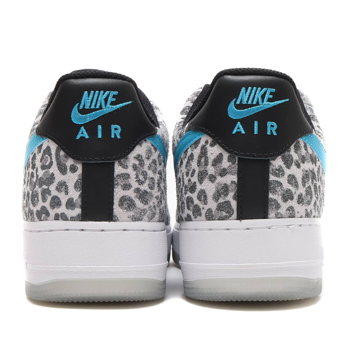 NIKE AIR FORCE 1 '07 PRM PURE PLATINUM/LT BLUE FURY-BLACK