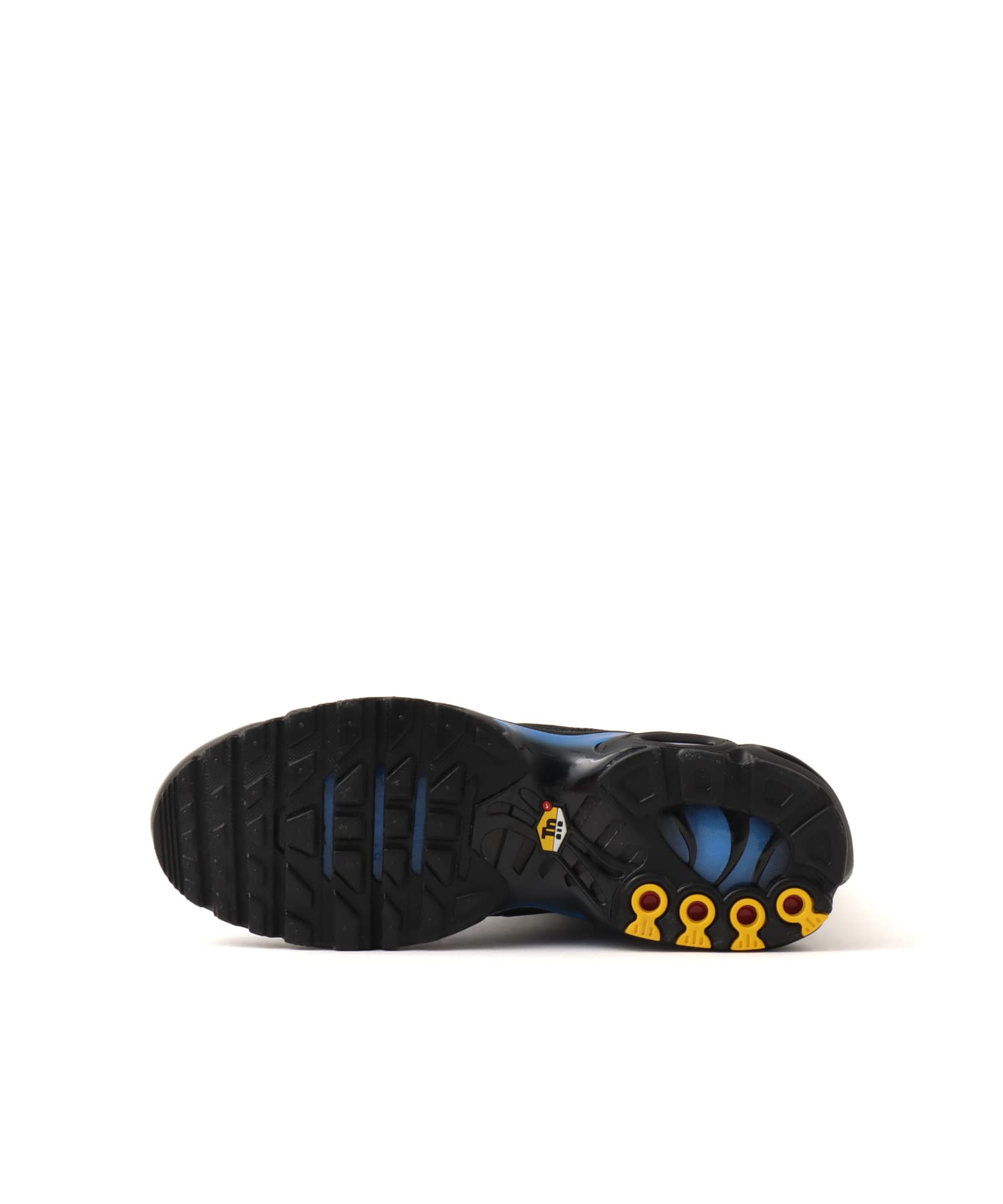 NIKE AIR MAX PLUS BLACK/BLACK-BLUE CRYSTALの画像