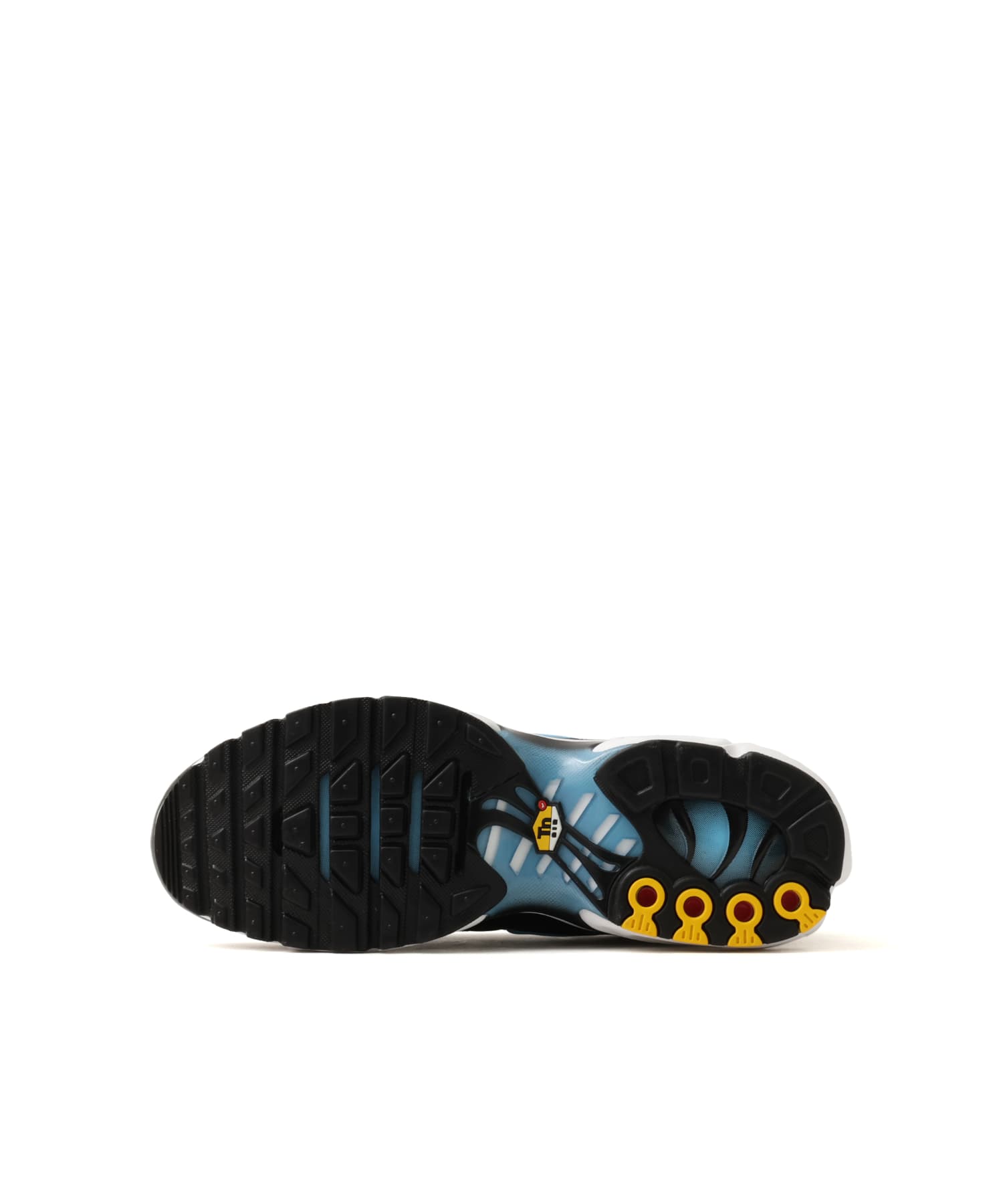 NIKE AIR MAX PLUS BLACK/FOOTBALL BLUE-LT SMOKE GREY-WHITEの画像