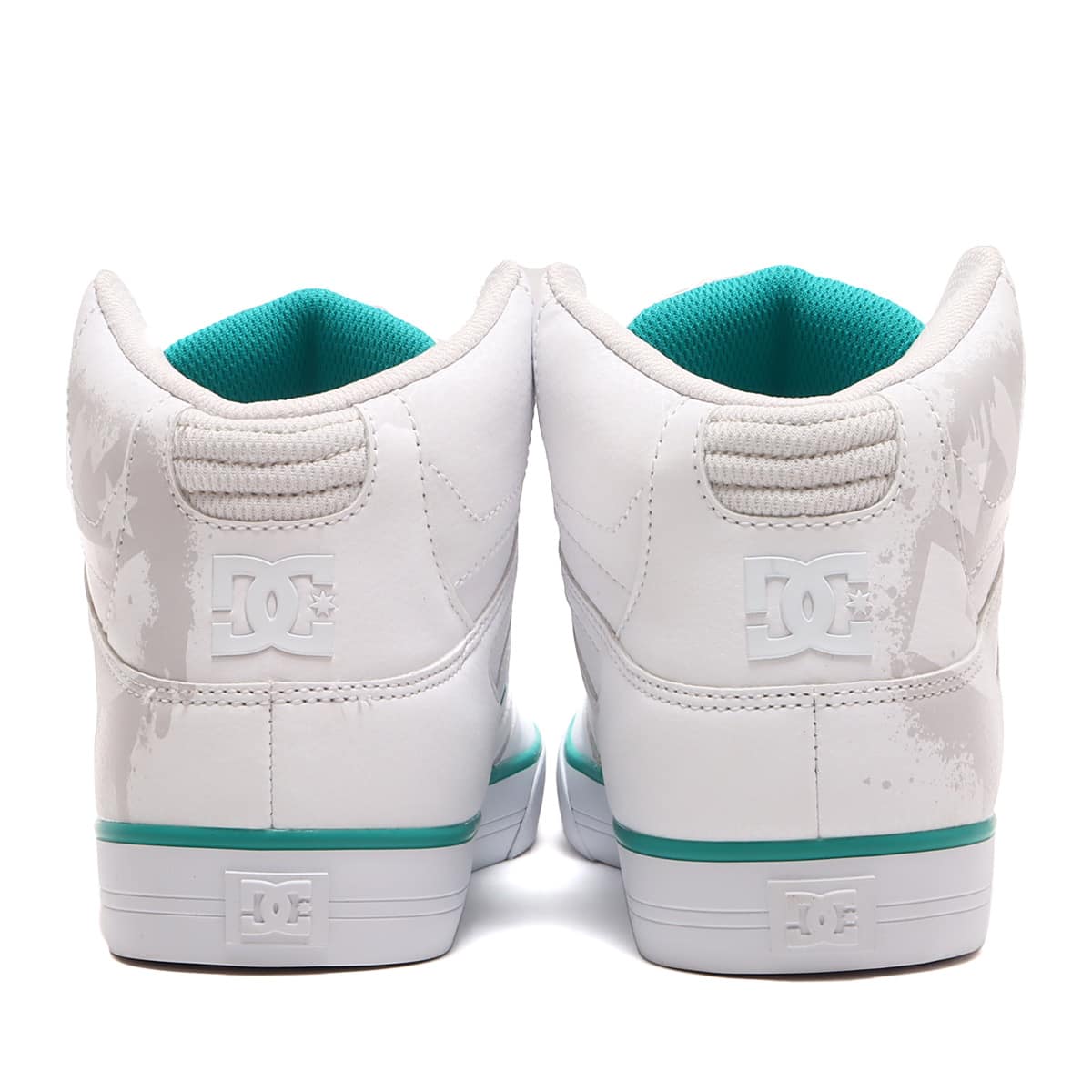 DC SHOES PURE HIGH-TOP WC SE SN WHITE/GREY/GREEN 23SS-Iの画像