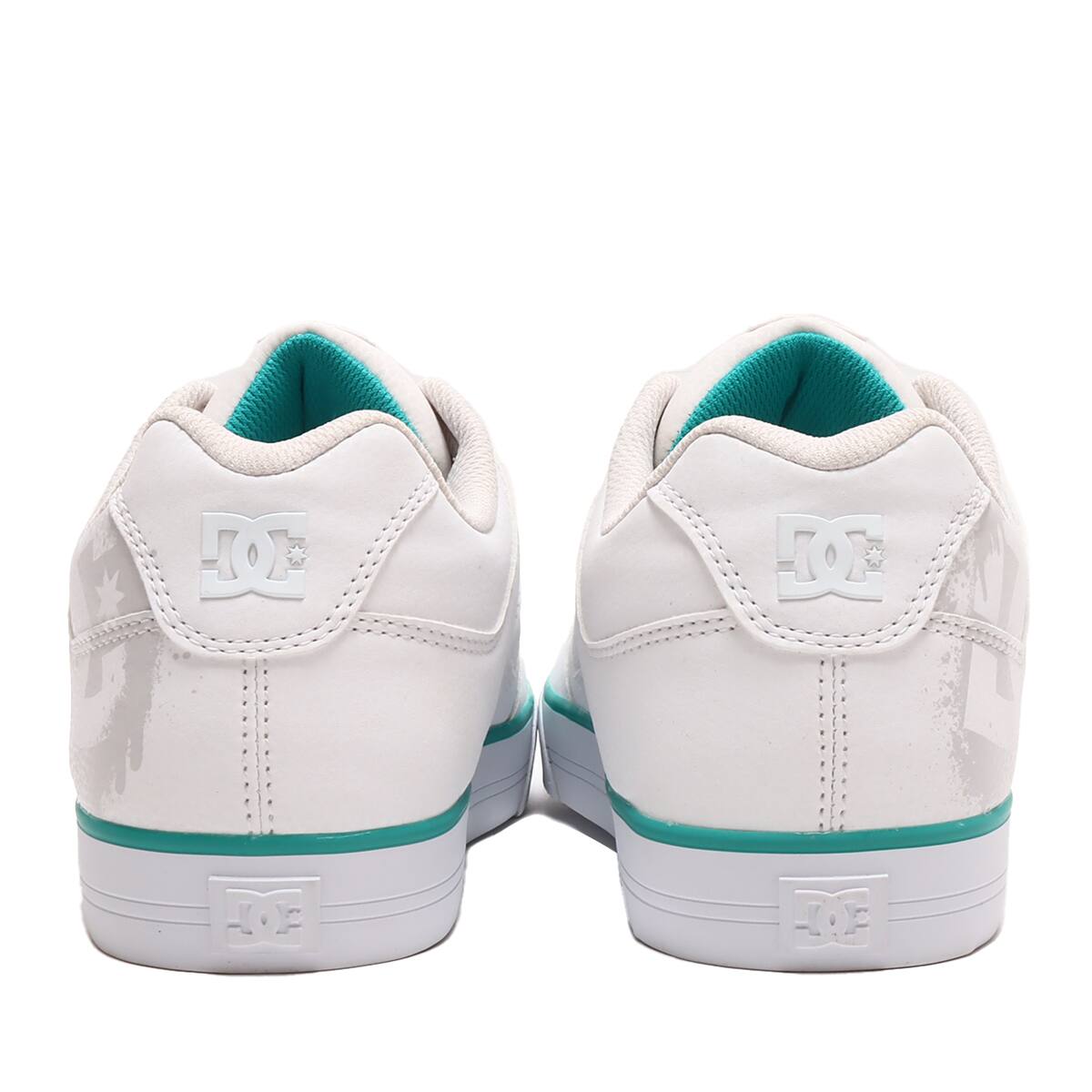 DC SHOES PURE SE SN WHITE/GREY/GREEN 23SS-Iの画像
