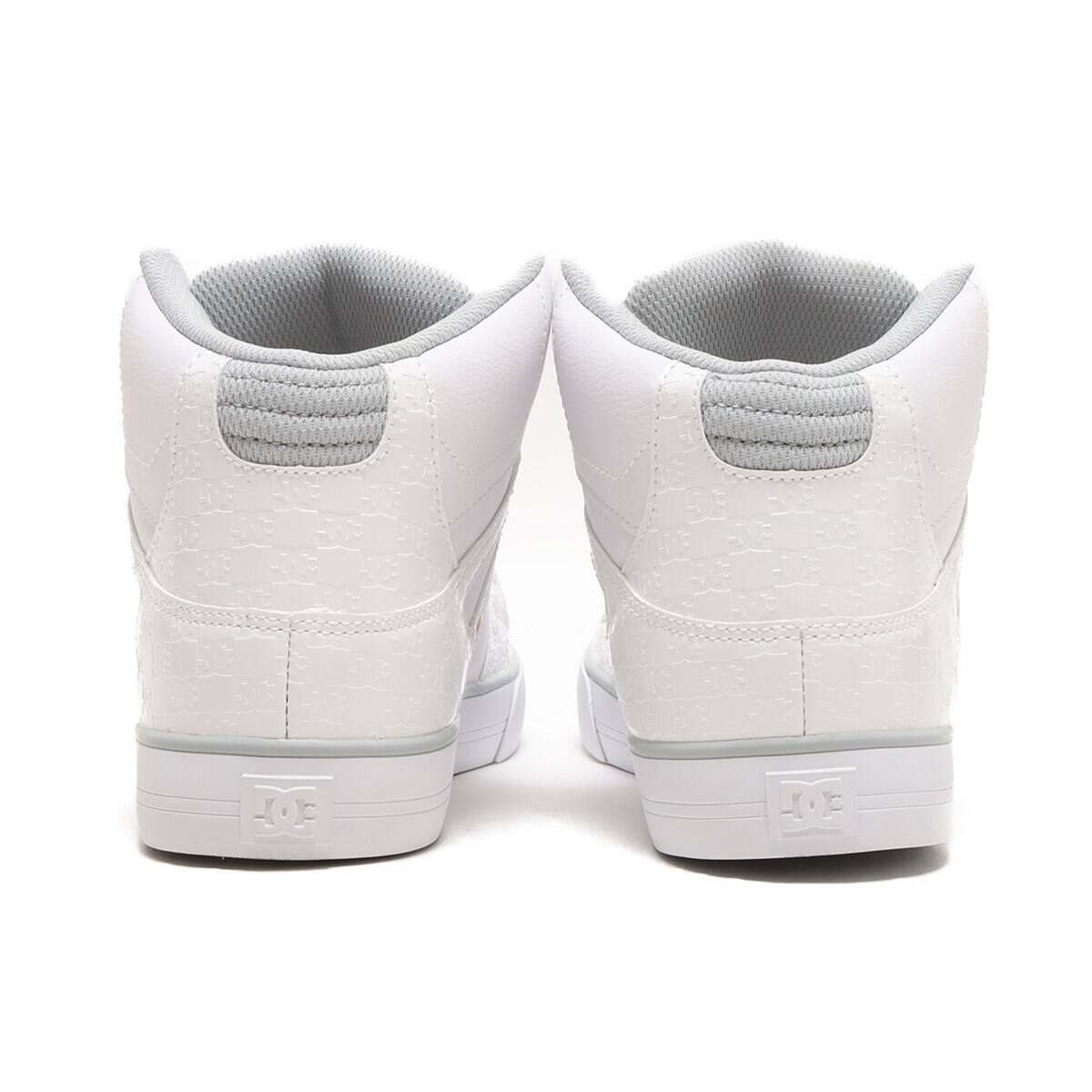 DC SHOES PURE HIGH-TOP WC SE SN WHITE/SILVER SPARKLE 23FW-Iの画像