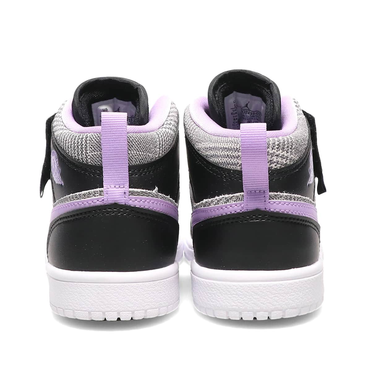JORDAN BRAND JORDAN 1 MID ALT SE (PS) BLACK/LILAC-WHITE