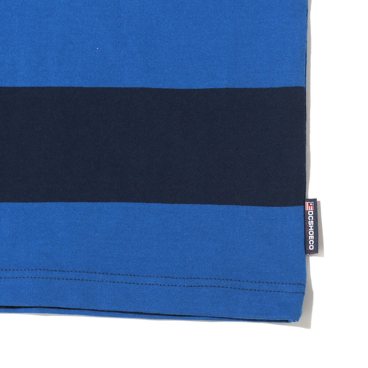 DC SHOES 23 BORDER POLO SS BLUE x NAVY 23SS-Iの画像