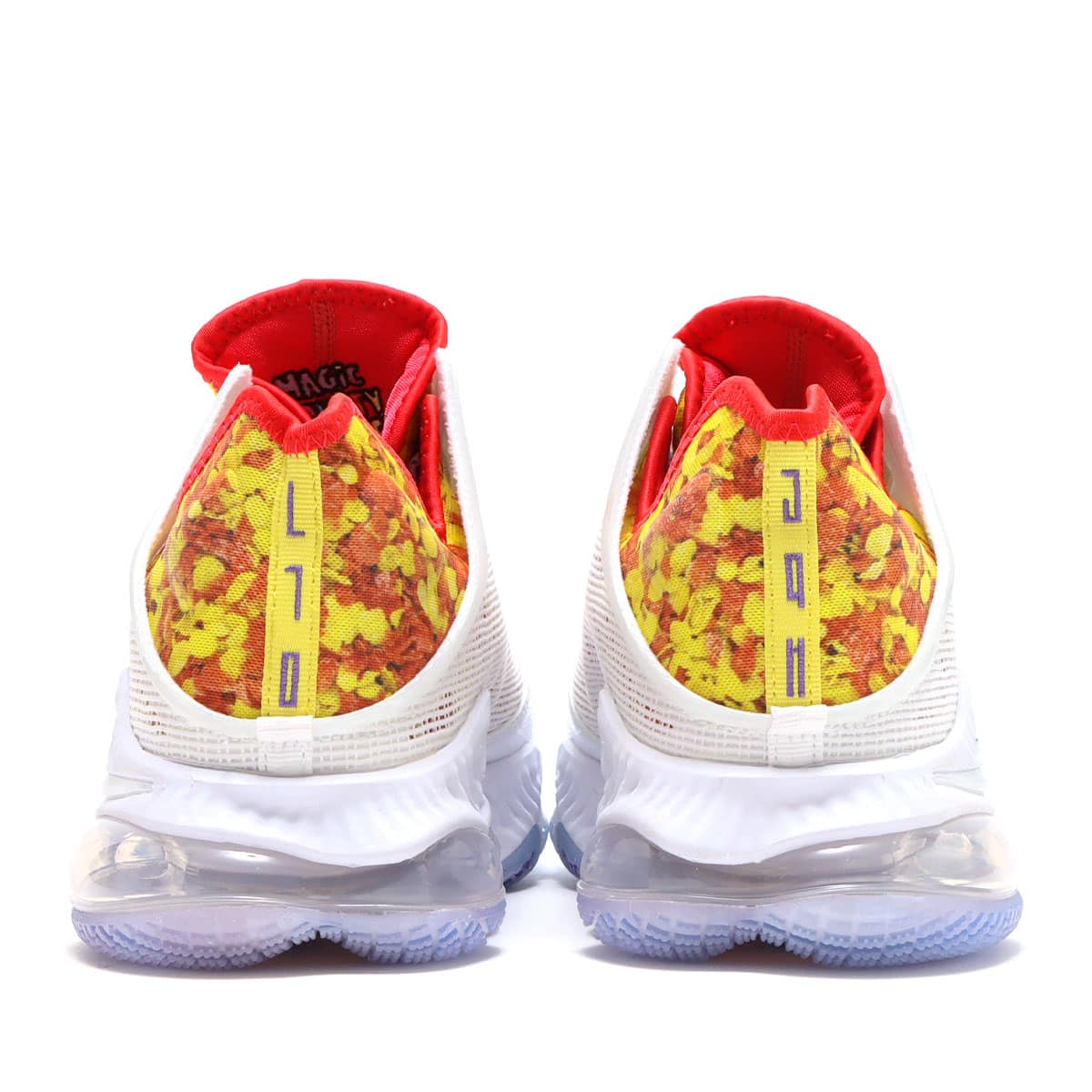 NIKE LEBRON XIX LOW WHITE/YELLOW STRIKE-WILD VIOLET 22SP-I