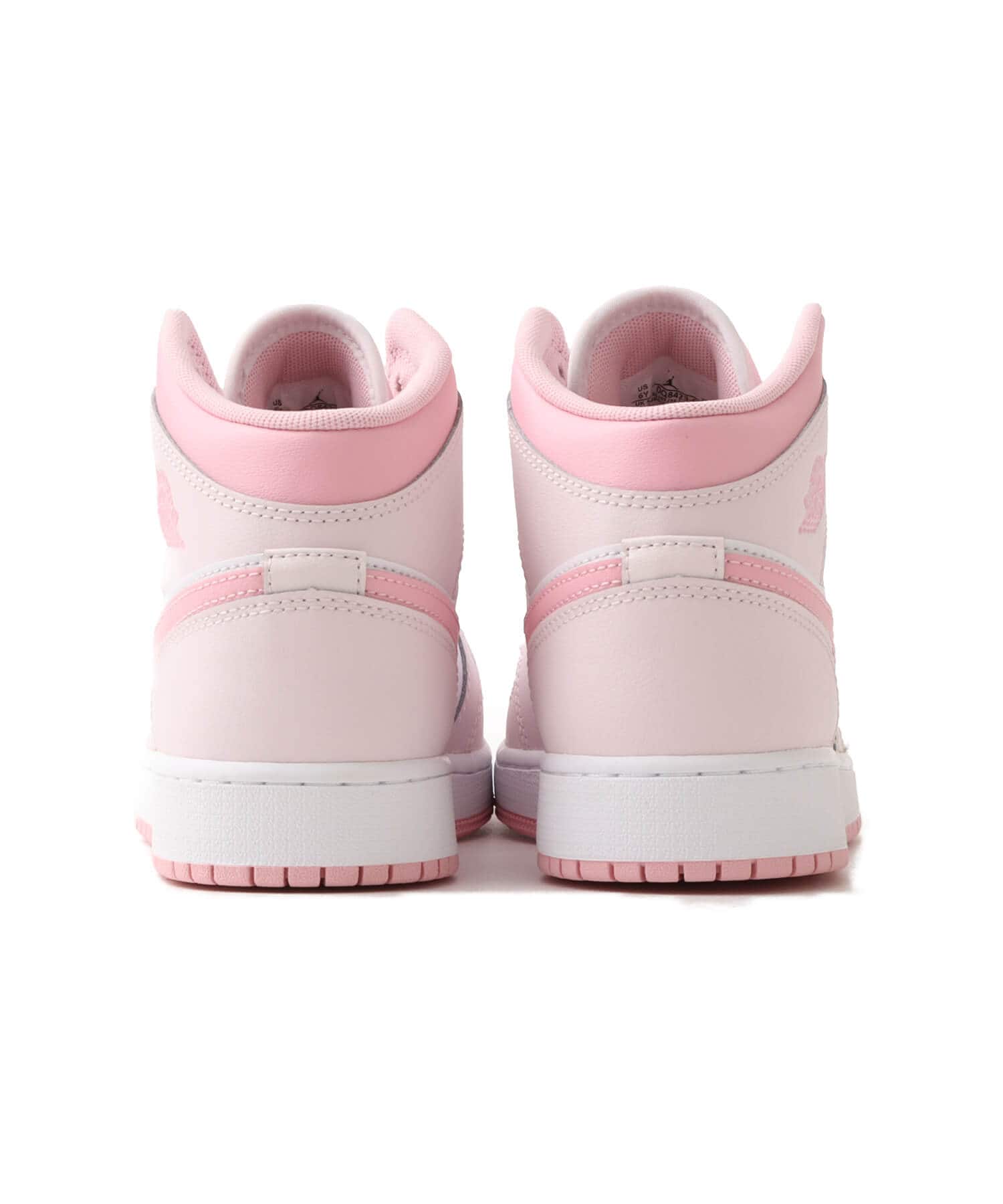 JORDAN BRAND AIR JORDAN 1 MID (GS) PEARL PINK/MED SOFT PINK-WHITEの画像