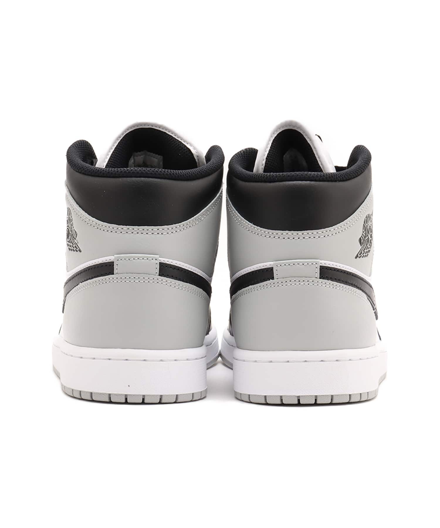 JORDAN BRAND AIR JORDAN 1 MID WHITE/BLACK-LT SMOKE GREYの画像