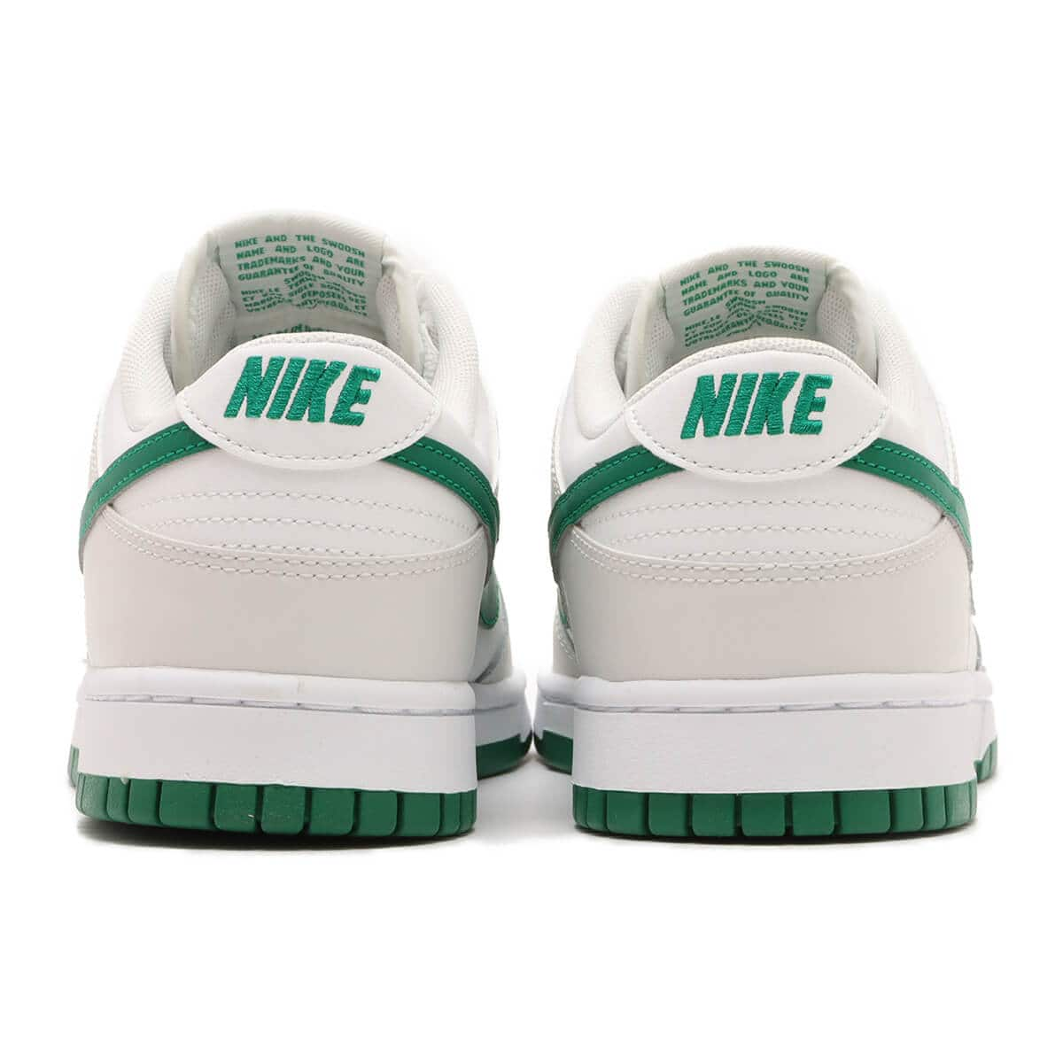 NIKE DUNK LOW RETRO SUMMIT WHITE/MALACHITE-PLATINUM TINT