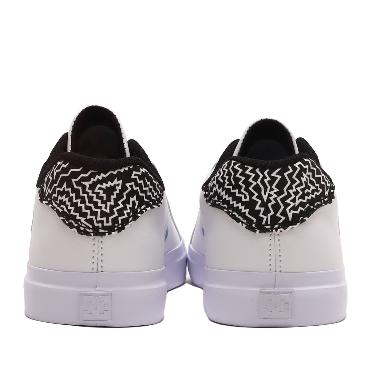 DC SHOES Ws CHELSEA PLUS SE SN WHITE/BLACK PRINT 23SS-Iの画像