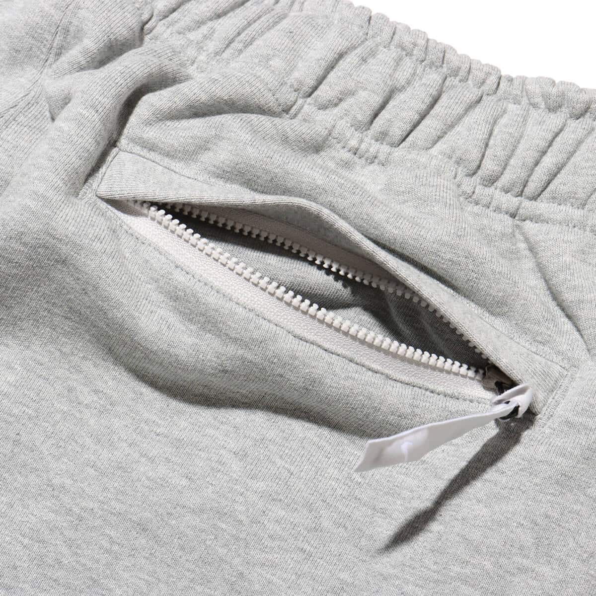 NIKE AS M NK SOLO SWSH FT SHORT DK GREY HEATHER/WHITE の画像