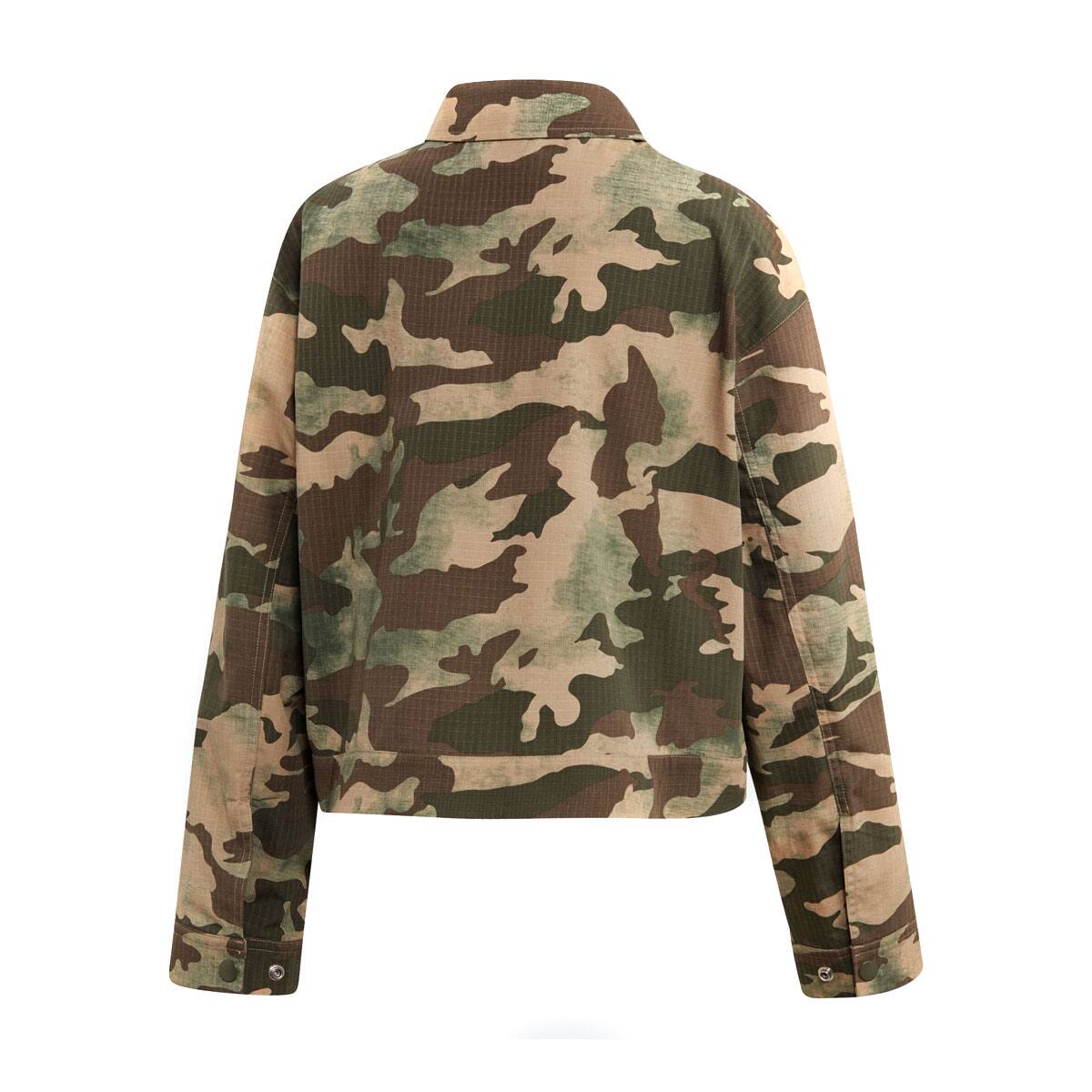 khaki adidas track top