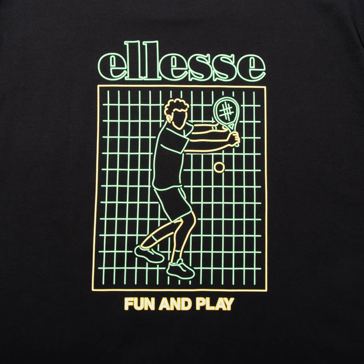 ellesse LS テニスボーイ ティー ブラック 21FW-Iの画像