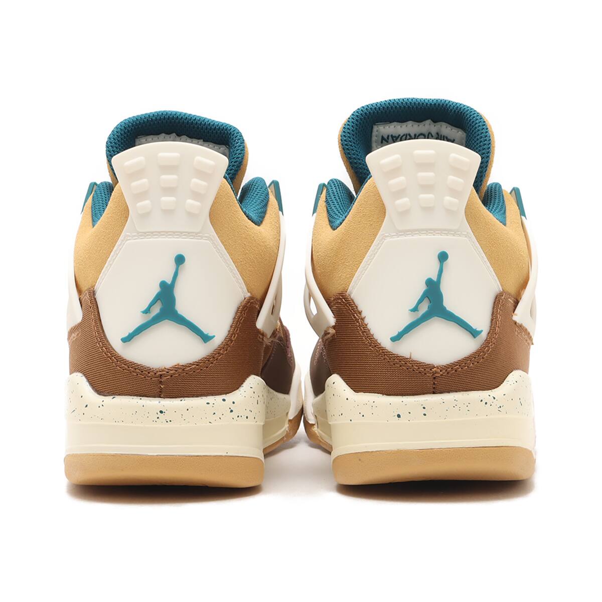 JORDAN BRAND AIR JORDAN 4 RETRO (GS) CACAO WOW/GEODE TEAL-ALE