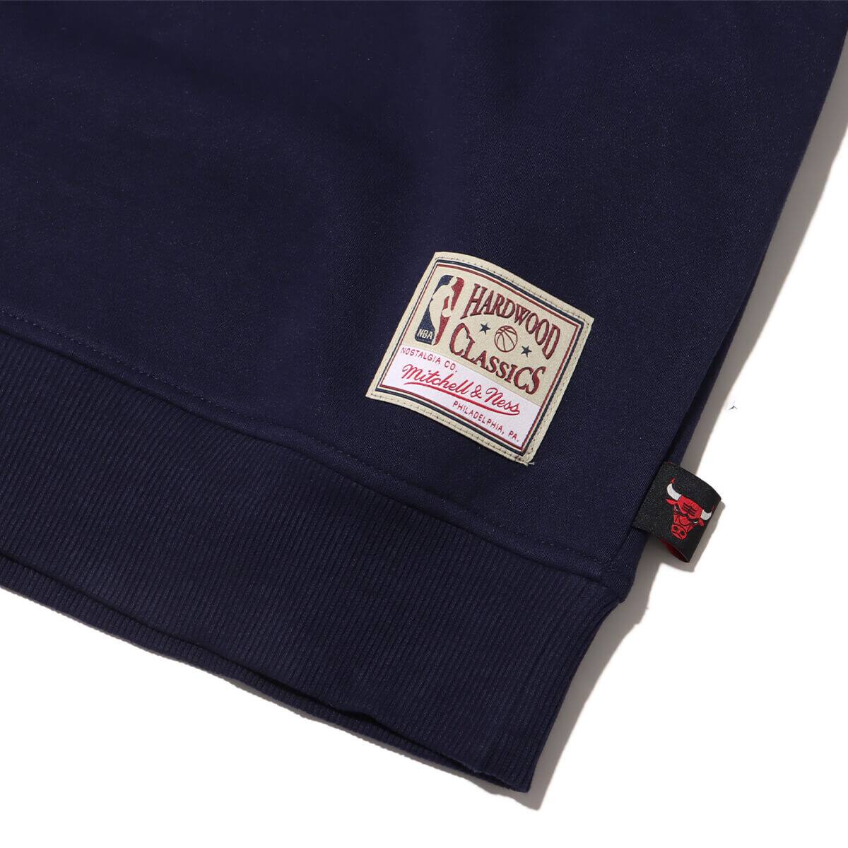 Mitchell & Ness COLLEGIATE CREW FLEECE CBU NAVY 23FW-Iの画像