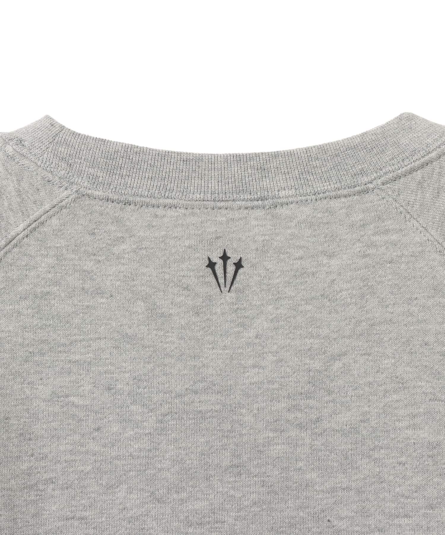 NIKE AS M NRG NOCTA CS CREW FLC DK GREY HEATHER/BLACKの画像