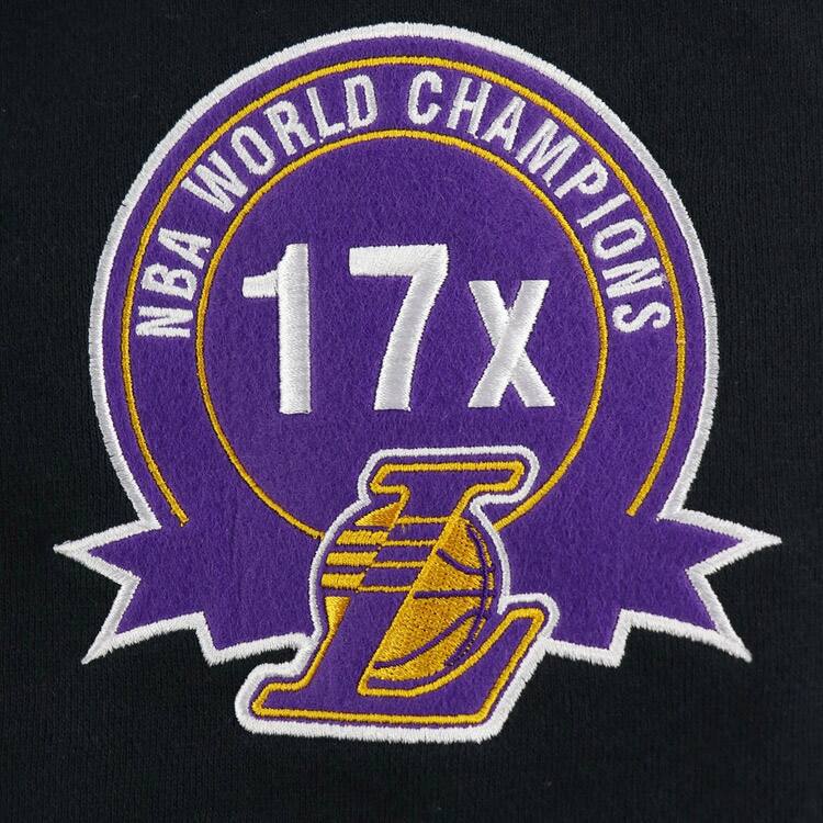 Mitchell & Ness TEAM ORIGINS FLEECE HOODY LAKERS BLACK 22FW-Iの画像