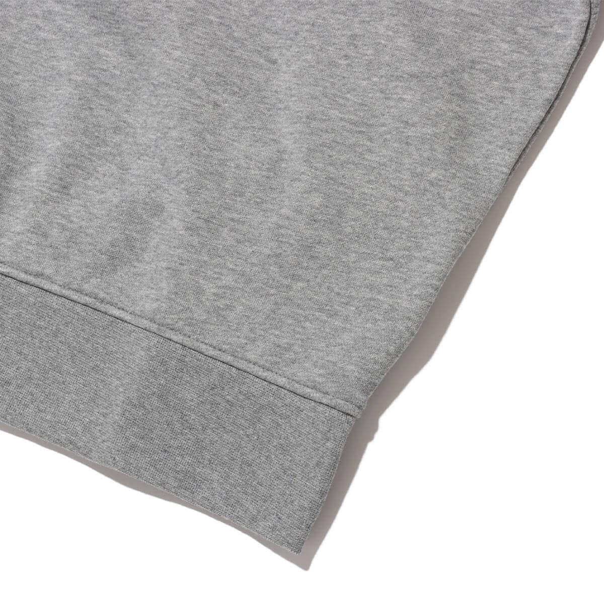 JORDAN BRAND AS M J ESS FLC CREW LB CARBON HEATHER/WHITE 24SP-Iの画像