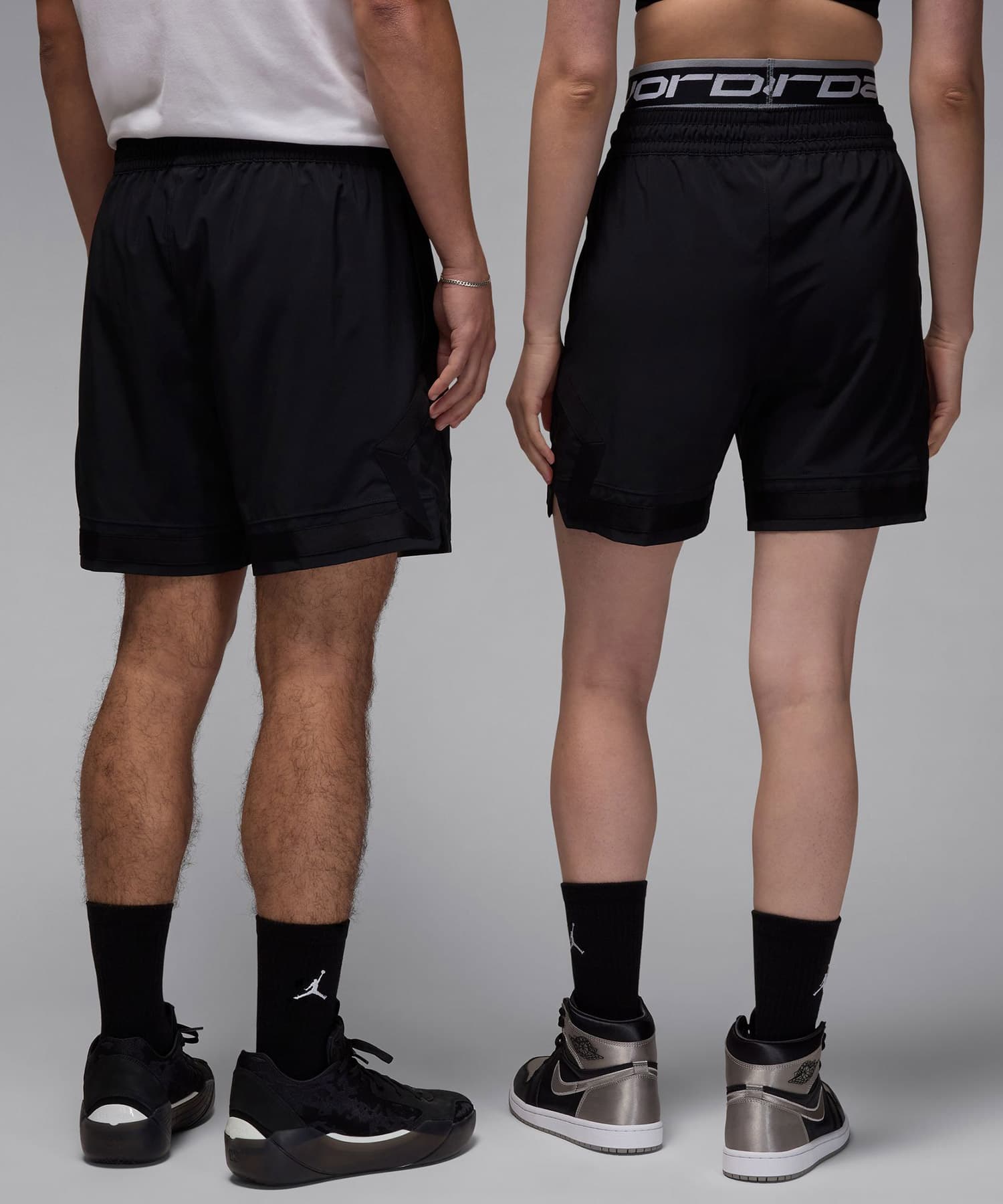 JORDAN BRAND M J DF SPRT WVN DMND SHORT BLACK/BLACK/BLACKの画像