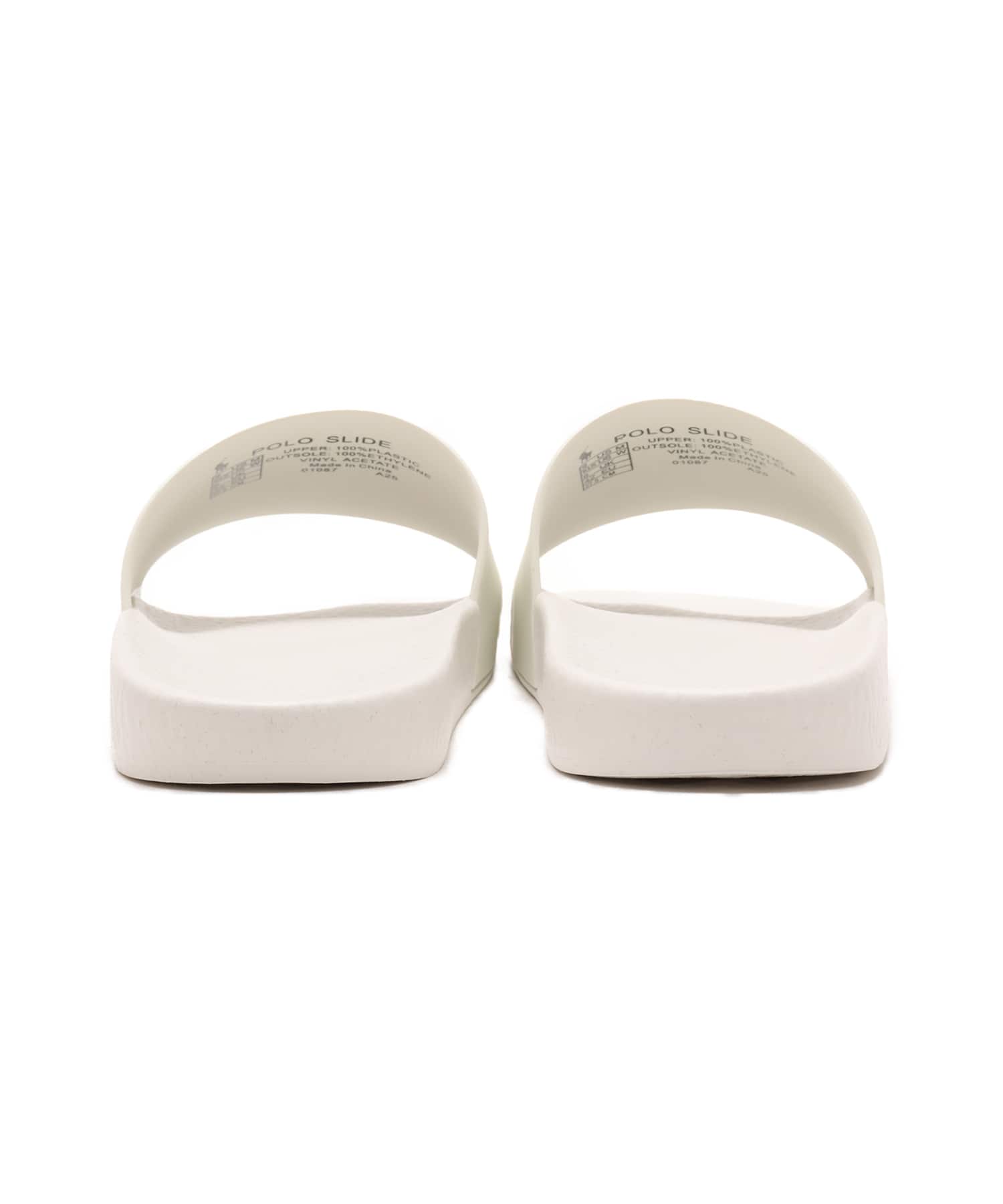 POLO RALPH LAUREN POLO BEAR SLIDE SANDAL HERITAGE BEAR - DECKWASH WHITEの画像