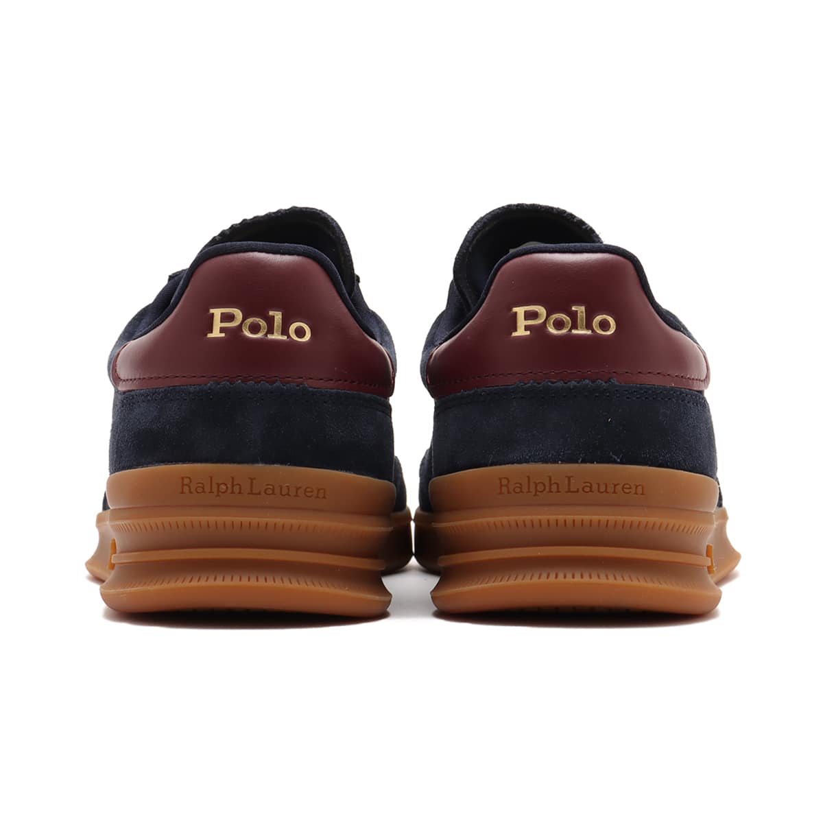 POLO RALPH LAUREN HRT AERA SUEDE NAVY/WINE/FOREST の画像