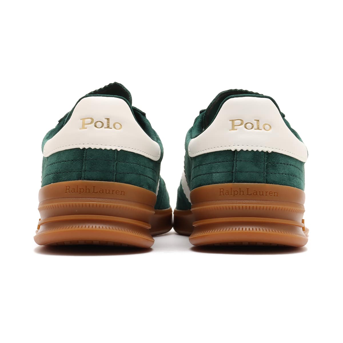 POLO RALPH LAUREN HRT AERA SUEDE FOREST/OFF WHITE の画像