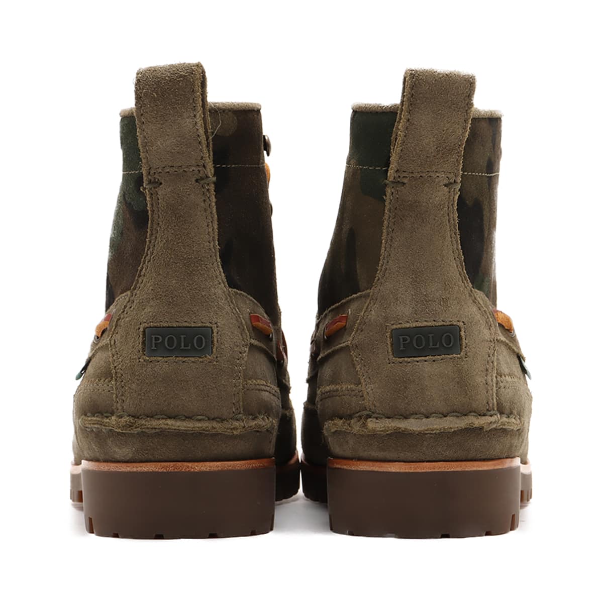 POLO RALPH LAUREN RANGER MID-BOOTS OLIVE/CAMO の画像