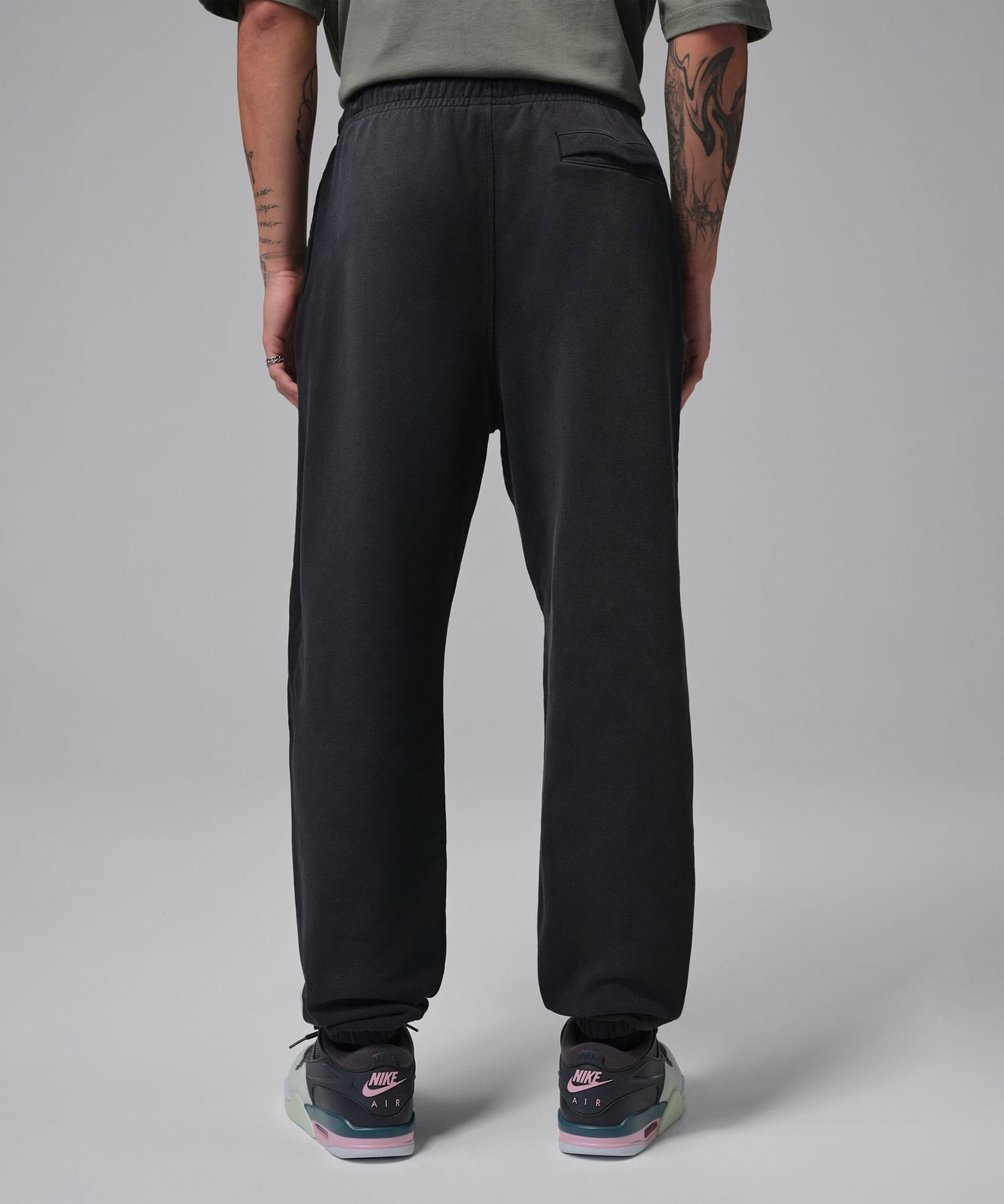 JORDAN BRAND M J FLT WASH FLC PANT BLACKの画像