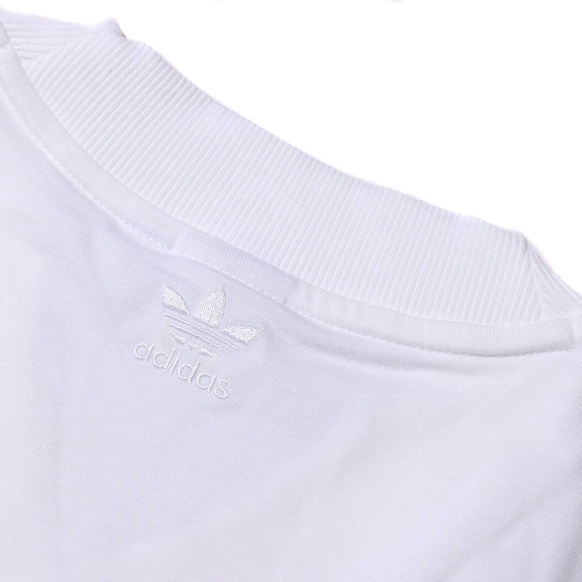 adidas tee dress white