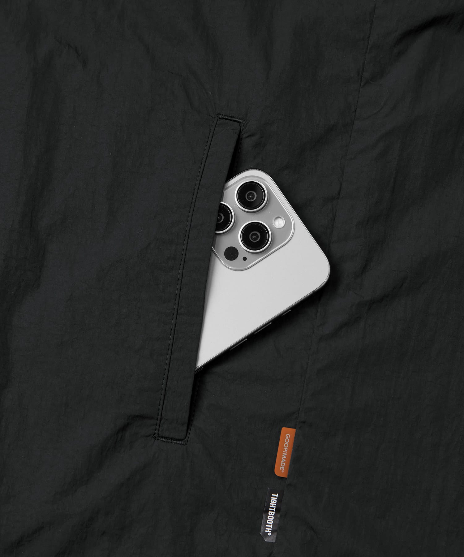 GOOPiMADE x TIGHTBOOTH Tech Uniform Zip Shirt SHADOWの画像