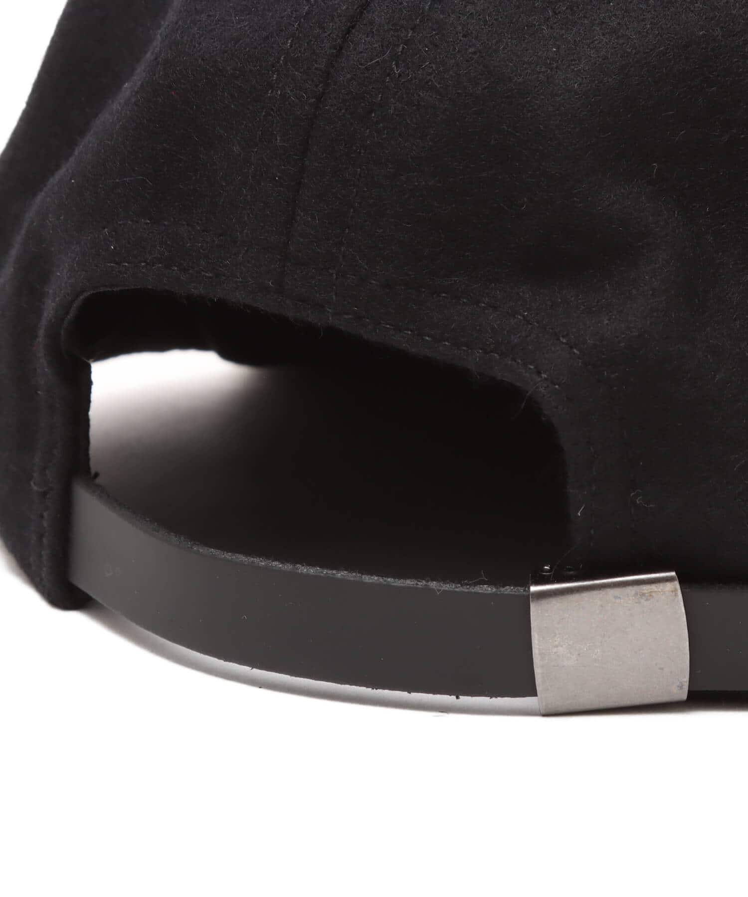 BRAIN DEAD FLANNEL LOGOHEAD 6 PANEL HAT BLACKの画像