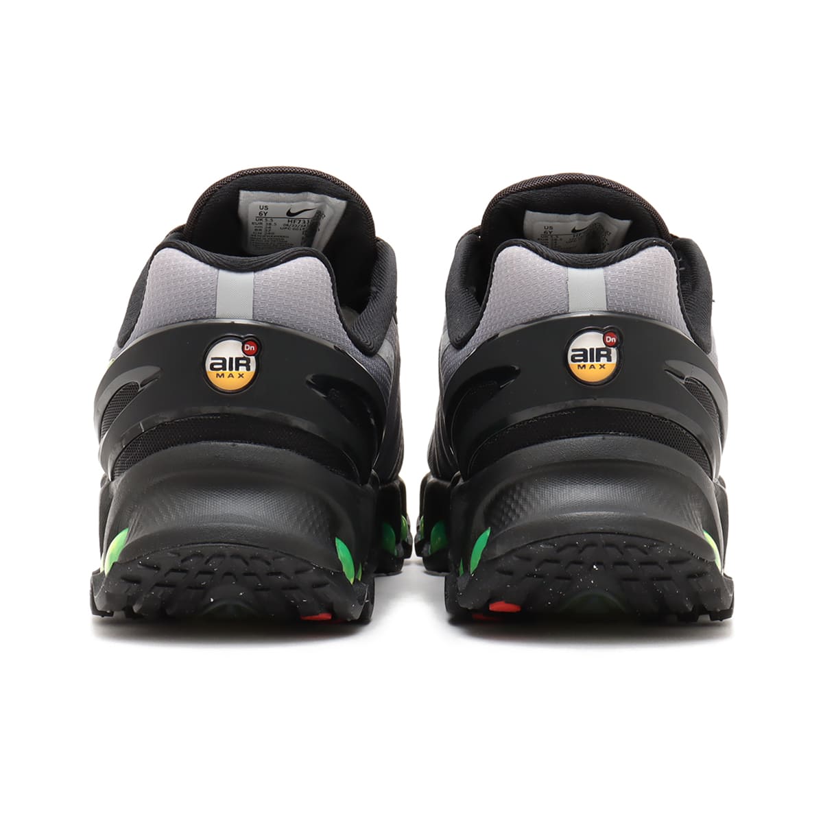 NIKE AIR MAX DN8 (GS) BLACK/VOLT-LT SMOKE GREY-BLACKの画像