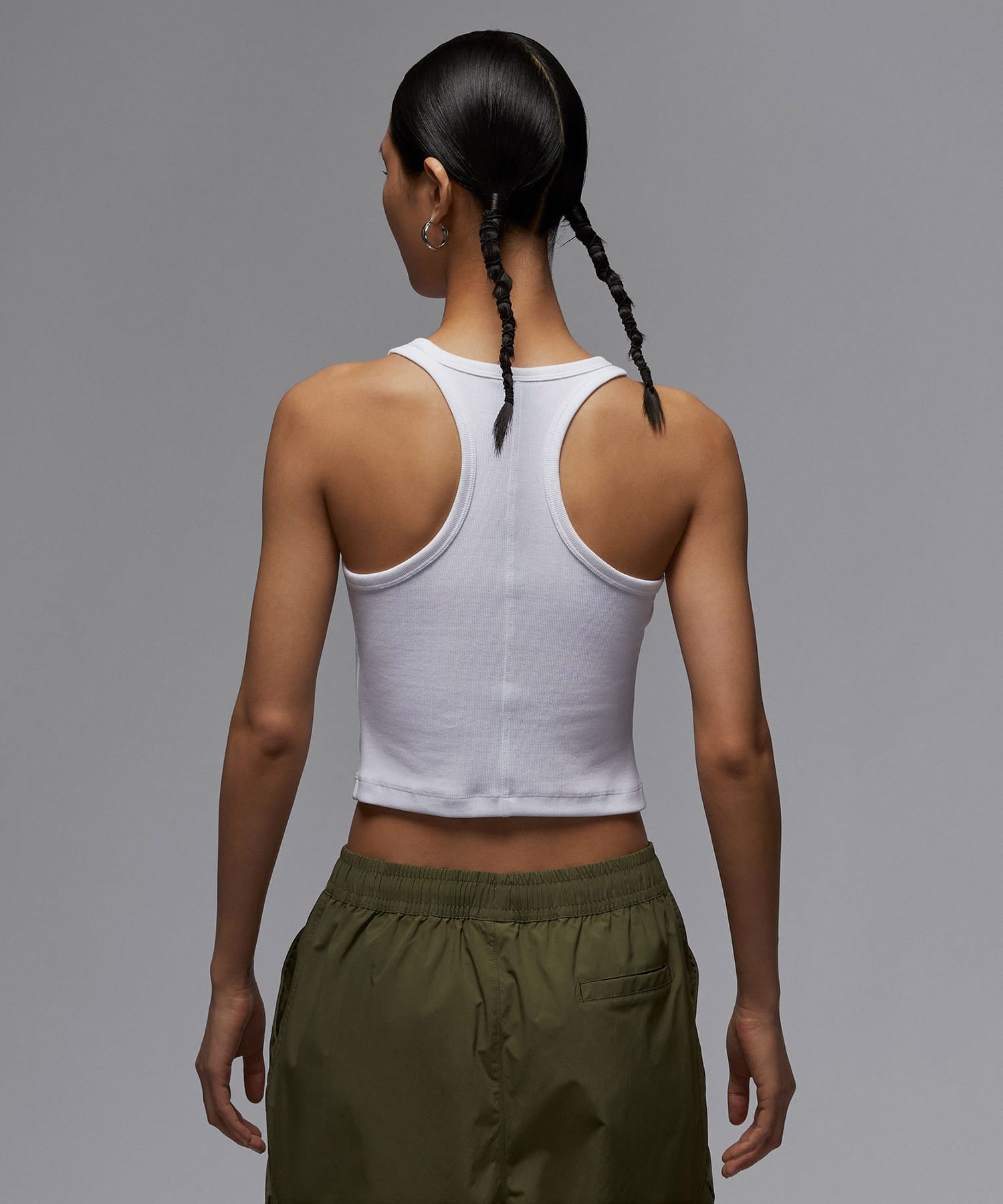 JORDAN BRAND AS W J BRK ESS TANK WHITE/BLACKの画像