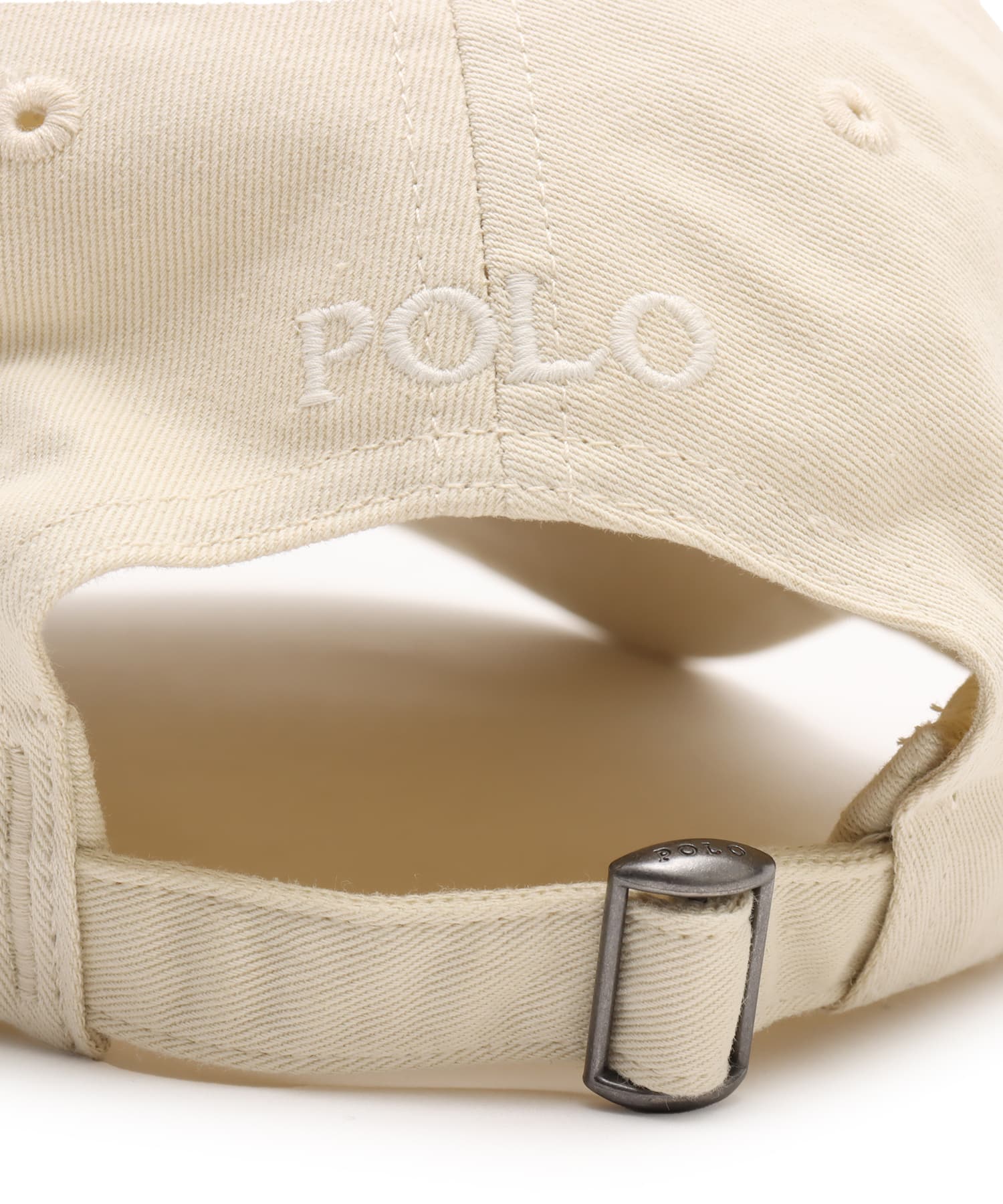 POLO RALPH LAUREN MINERAL DYED BALL CAP NATURALの画像
