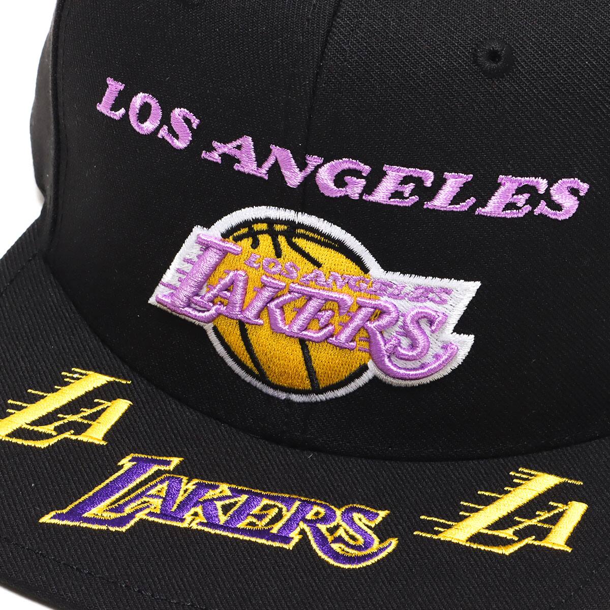Mitchell & Ness Front Loaded Snapback HWC-LAL LALBLCK 22SS-Iの画像