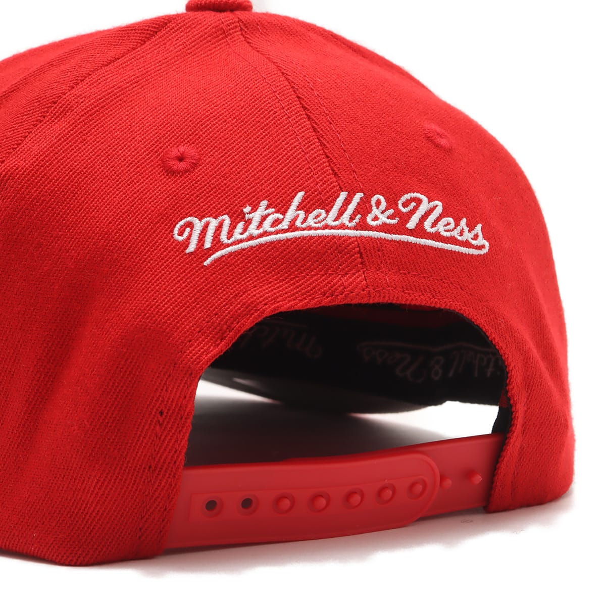 Mitchell & Ness Team Ground Stretch Snapback-CBU RED 23FW-Iの画像
