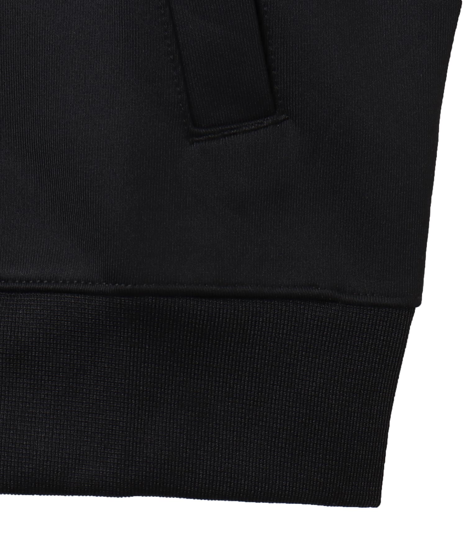 NIKE AS W NSW NK WR POLY KNIT JKT BLACK/WHITEの画像