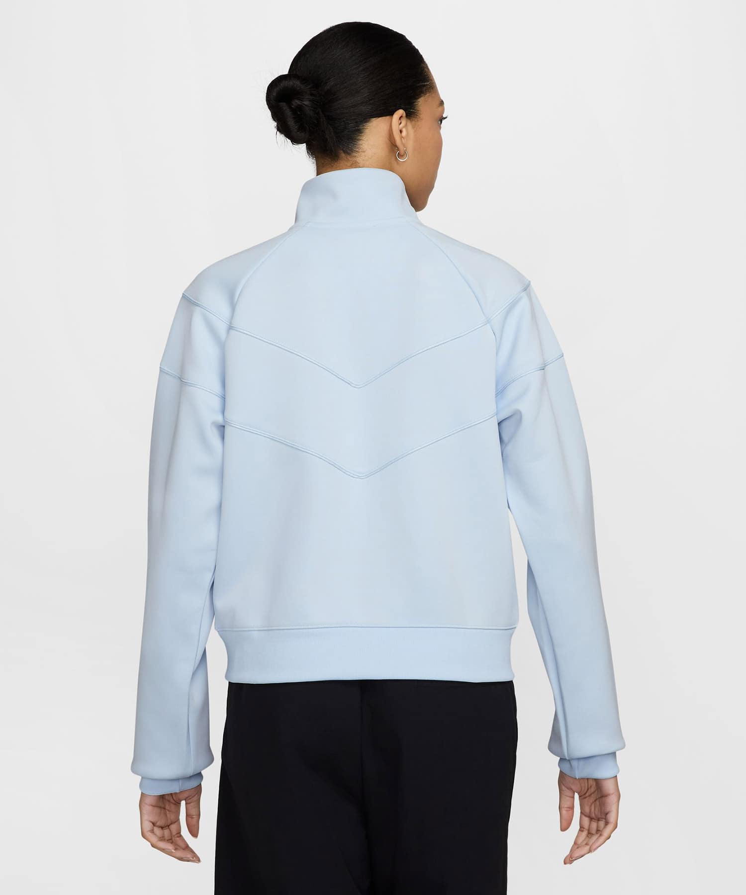 NIKE AS W NSW NK WR POLY KNIT JKT BLUE TINT/WHITEの画像