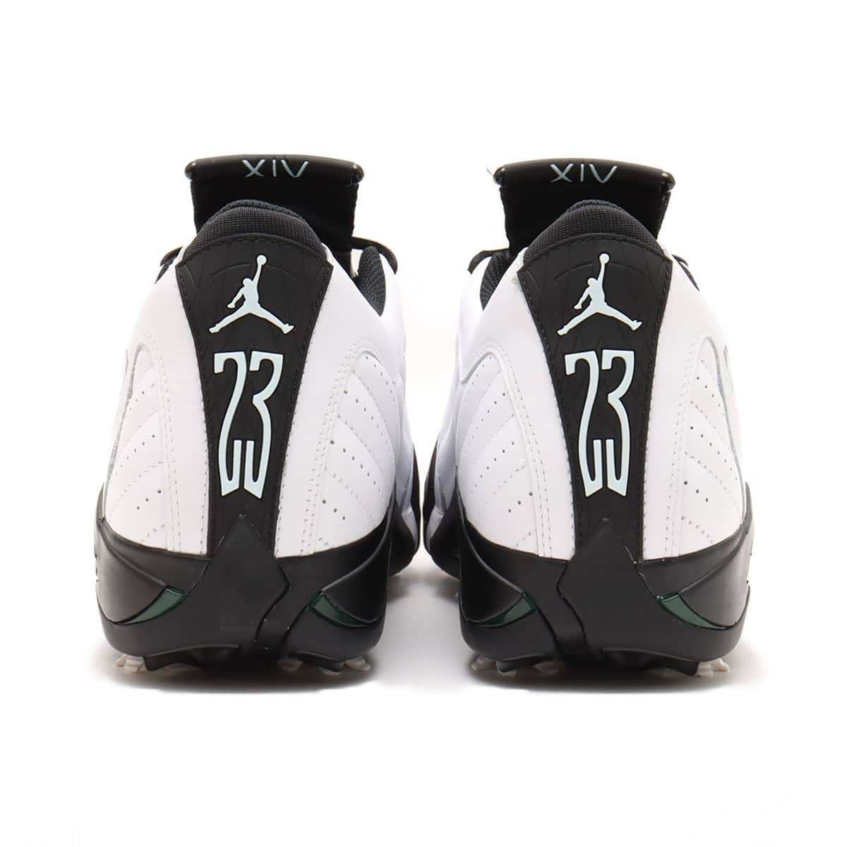 JORDAN BRAND AIR JORDAN 14 G WHITE/OXIDIZED GREEN-BLACK-GLACIER BLUEの画像