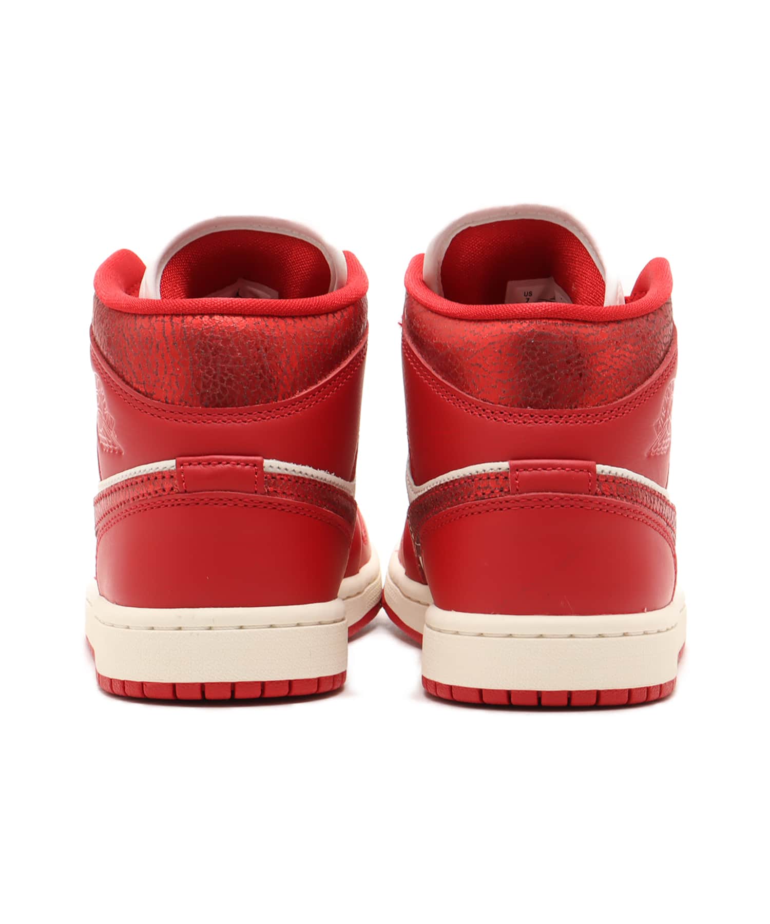 JORDAN BRAND WMNS AIR JORDAN 1 MID SE SAIL/VARSITY RED-TEAM