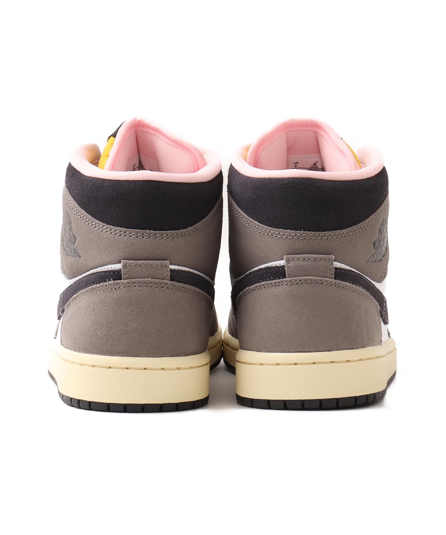 JORDAN BRAND AIR JORDAN 1 MID SE WHITE/OIL GREY-CAVE STONE-DARK SULFURの画像