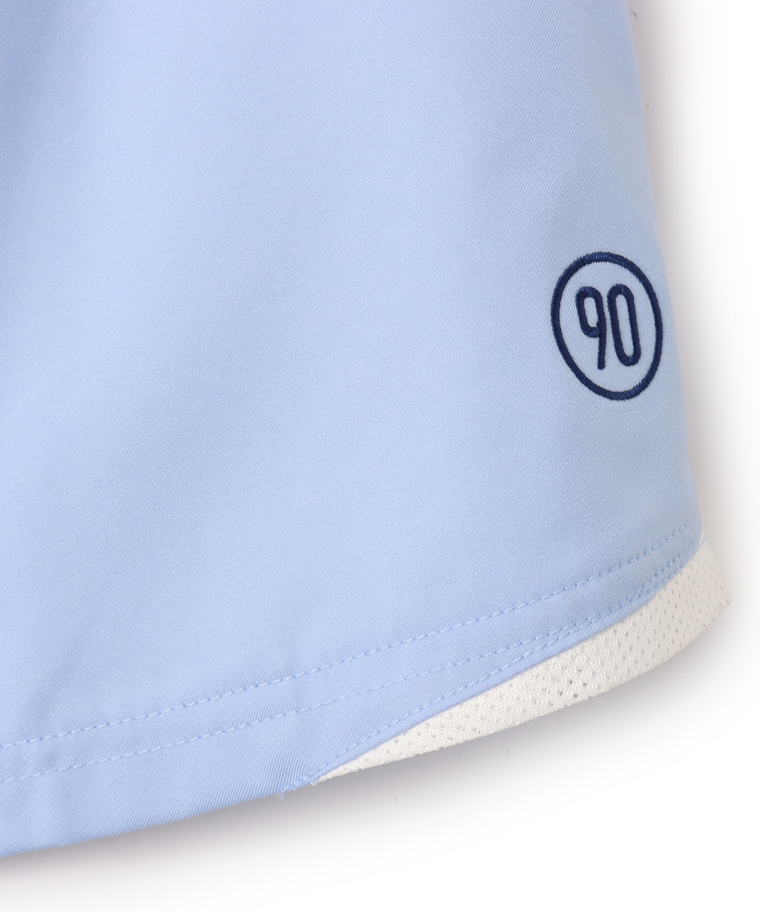 NIKE AS M NK DF T90 SHORT W ALUMINUM/SAIL/BLUE VOIDの画像
