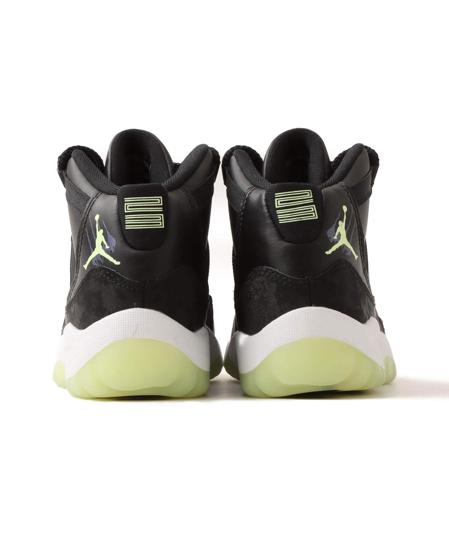 JORDAN BRAND JORDAN 11 RETRO (PS) BLACK/BARELY VOLT-DARK RAISIN-WHITEの画像