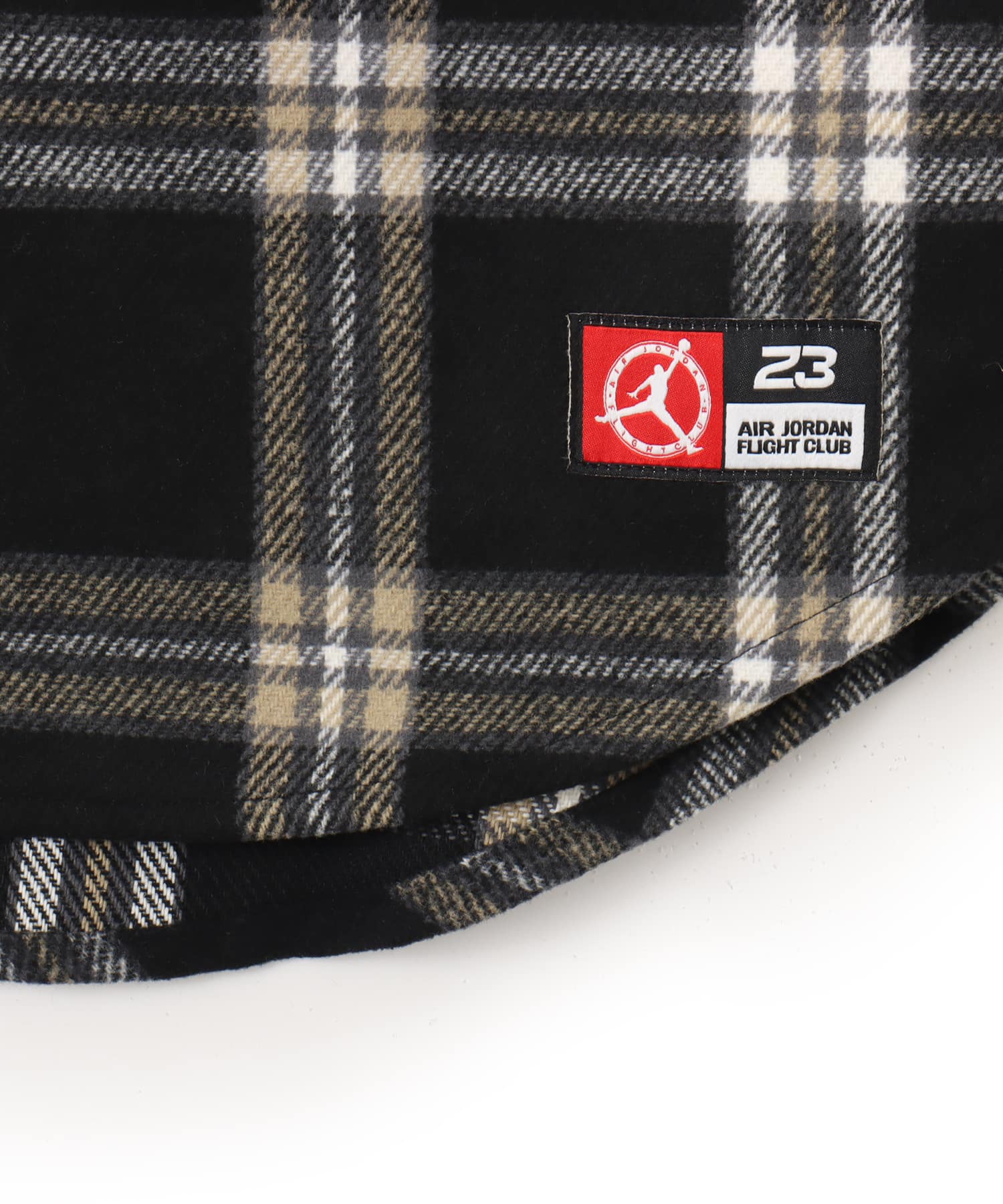 JORDAN BRAND M J FLT CLB FLANNEL SHIRT BLACKの画像